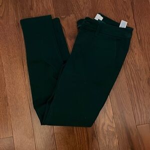 Market & Spruce hunter green skinny jeans size 2
